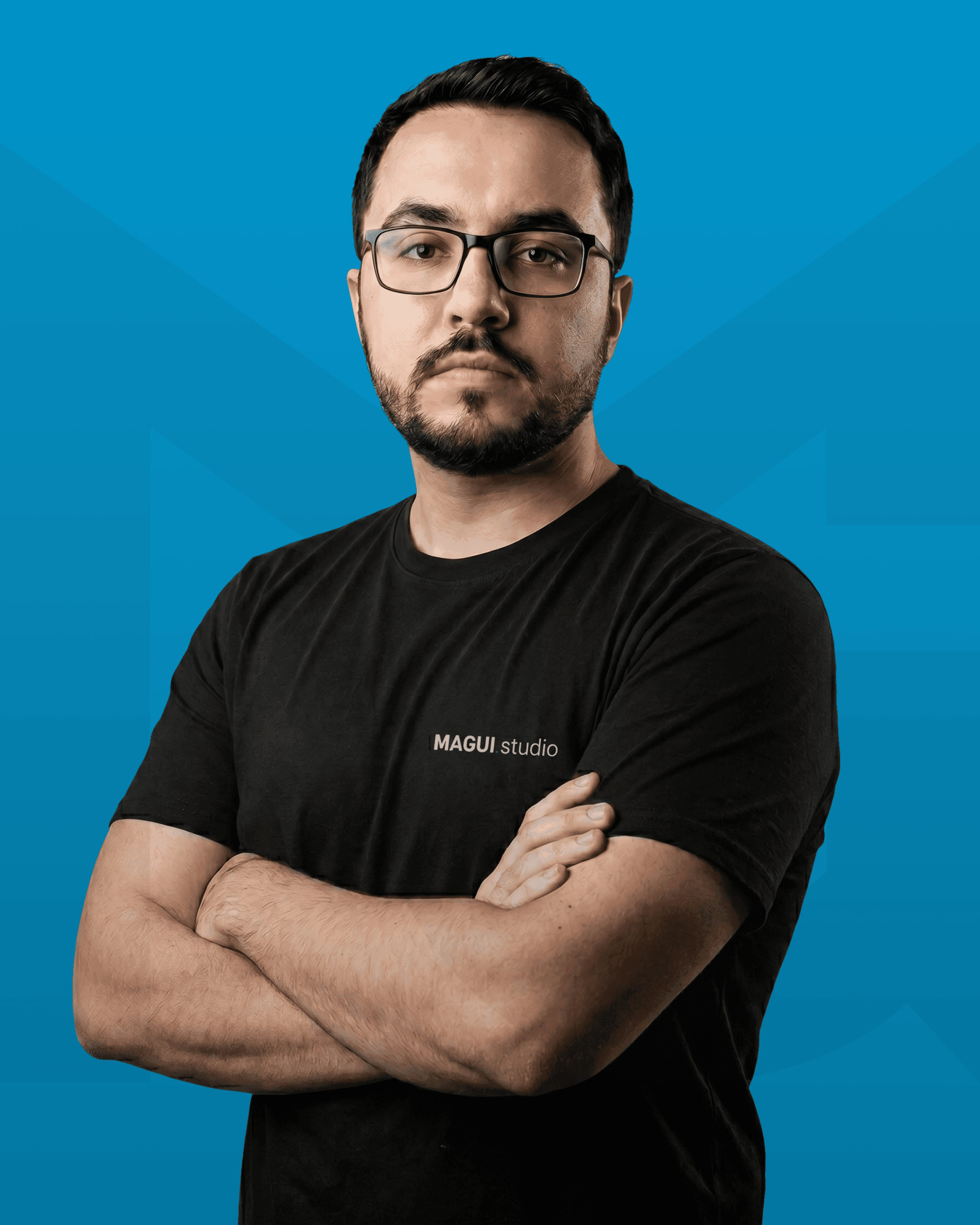 Retrato de Guilherme, fundador da MAGUI